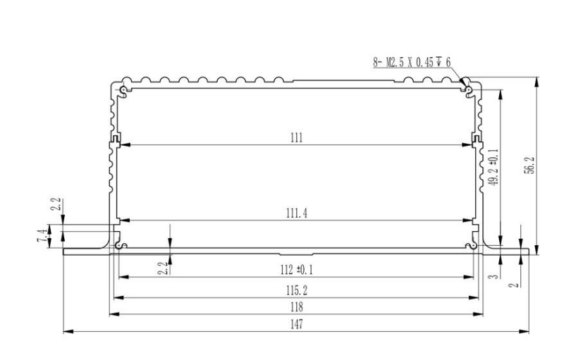 鋁合金外殼結(jié)構(gòu)